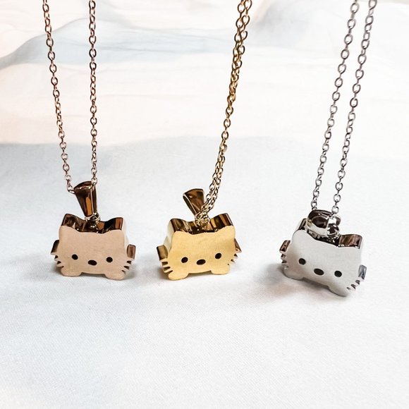 Kitty Cat Necklaces Great Gift For Cat Lovers Feline Lovers Cat Pendant Necklace - Picture 10 of 11